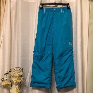 ZeroXposure Turquoise Blue Ski/Snow Pants Size 7/8